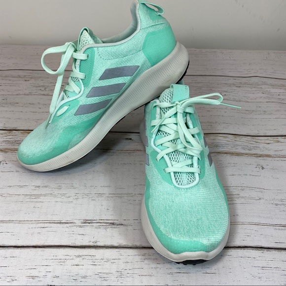 adidas mint green running shoes